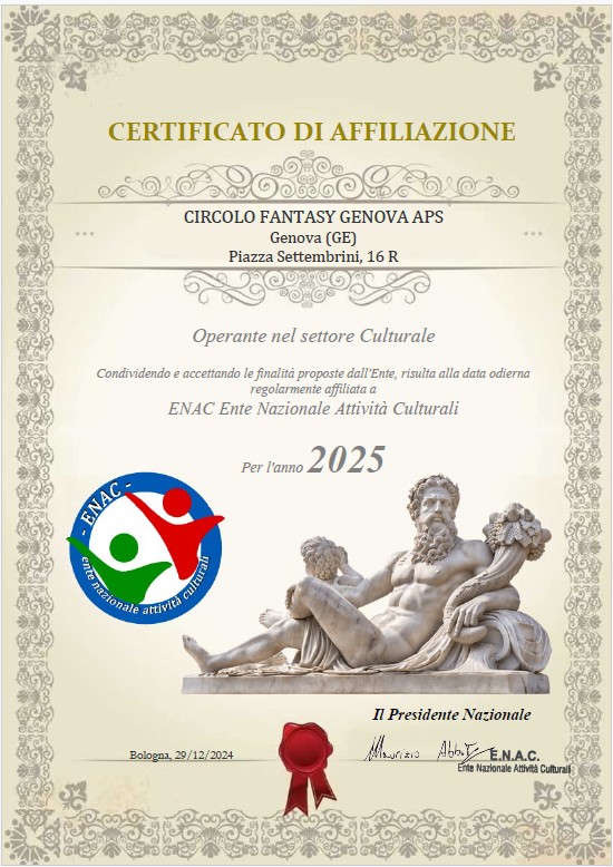 CERTIFICATO AFFILIAZIONE ENAC 2023